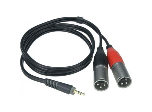Klotz Audioadapter 3,5 - 2xXLR -  2.0 m 3,5mm plugg til 2xXLR 3-pin Han